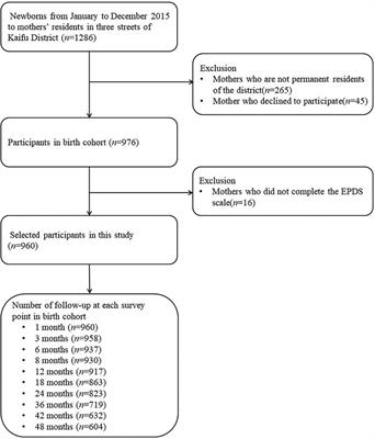 Association between maternal postpartum depression and children's physical growth in early childhood: a birth cohort study